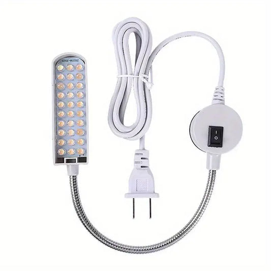 1pc Industrial Sewing Machine Lighting Lamp, Clothing Machine Accessories Work Light 360° Flexible Gooseneck 30 LED